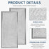 Fits for Whirlpool W10208631A Microwave Grease Filter - Approx 13" x 6" (2-Pack) by AMI PARTS...