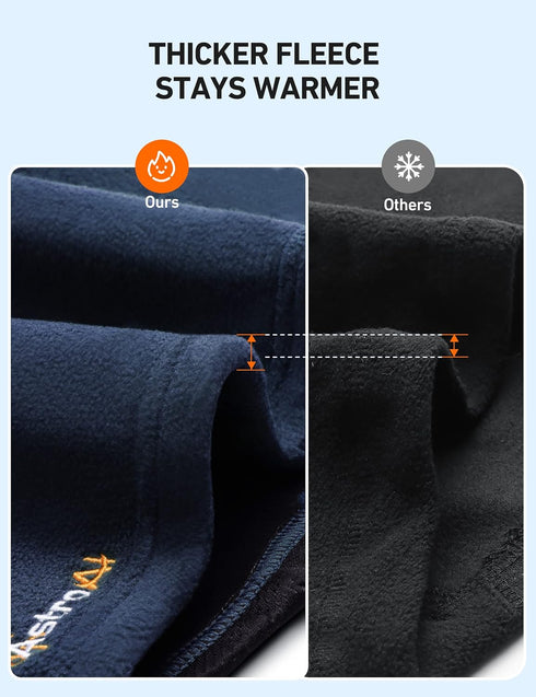 AstroAI Balaclava Ski Mask Winter Fleece Thermal Face Mask Cover for Men Women Warmer Windproof Breathable, Cold Weather Gear for Skiing, Outdoor ...