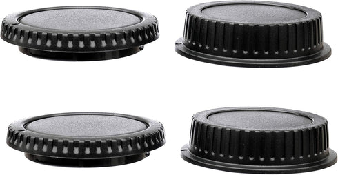 ( 2 Packs) Fotasy Rear Lens Cover Camera Body Cap for Canon EOS DSLR Camera Lenses, Canon EF/ Efs Lens Rear Cap Body Cap...