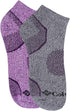 Columbia 2-Pack Low Cut Walking Socks Bright Plum/Grey 4-10 Women's Shoe...