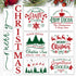 Christmas Stencils for Painting on Wood Porch Merry Christmas Stencil Candy Cane/Hot Cocoa/Gingerbread/Winter Scene Drawing Templates for Door Mat...