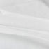 Aquazolax Privacy Sheer French Door Curtains White Semi Sheer Elegant Weaved Drapery Linen Textured Look Patio Door Panels for Front Side Door Win...