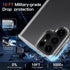 Cover for Samsung Galaxy S24 Ultra Case, Non-Yellowing Hard PC Back, Slim Thin Soft Edge Shockproof Phone Case Accessories for S24 Ultra, Clear...