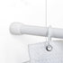 Zenna Home Rustproof Adjustable Tension Shower Curtain Rod for Small Tubs and Showers, 30 to 43 Inches, Stall Sized Shower Rod, No Drilling, Alumi...