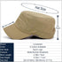 REDSHARKS Polyester Sport Logo Water Resistant Military Caps for Men Quick Dry Cadet Hats for Women Army Cap Flat Top Dad Hat...