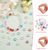 UR URLIFEHALL 100 Pcs Mixed Color Spray Painted Glass Star Beads for Earring Bracelet Necklace Jewelry DIY Craft Making...