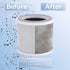 FULMINARE PU-P07 Air Purifiers Replacement, H13 HEPA Air purifiers for Bedroom,Pets, Office, Portable Small Air Filters Quiet Air Cleaner Filterin...