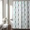 Lush Decor Mid Century Geo Shower Curtain, 72" x 72", Blue & Gray...
