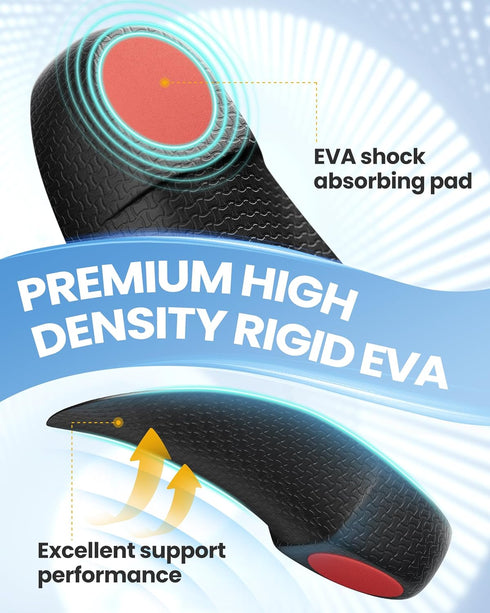 3/4 Arch Support Insoles for Women/Men,QBK Orthotics Shoe Insoles High Arch Supports Shoe Insoles for Plantar Fasciitis, Flat Feet, Over-Pronation...