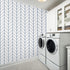 LXCREAT Removable Wallpaper Forgiving Blue/White Stripes Peel and Stick Wallpaper 17.71 in X 118 in Modern Self Adhesive Vinyl for Home Renovation...