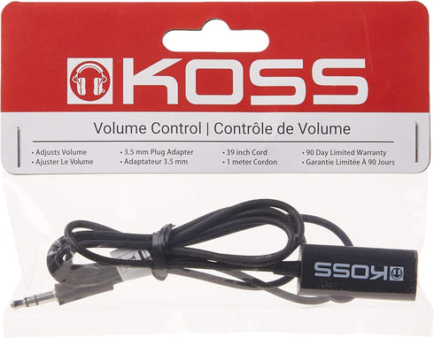 Koss 155954 VC20 Volume Control, Standard Packaging, 39-Inch Cord, Compatible with Cell Phones and Headphones...