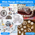 AIERSA 3Pcs Ultrasonic Cleaner Baskets for Small Parts,Ultrasonic Baskets Mesh,Ultrasonic Parts Cleaner,Ultrasonic Basket for Diamond Ring Jewelry...