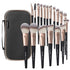 Makeup Brushes with Case, MAANGE 18 Pcs Professional Makeup Brush Set Premium Synthetic Face Kabuki Brush Kit Foundation Blush Powder Eyeshadow Br...