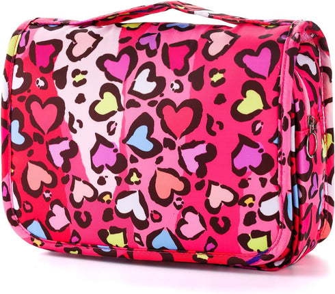 Kids Hanging Toiletry Bag for Girls, Travel Toiletry Bag for Little Young Girls Cosmetic Makeup Waterproof Wash Bag Toddler Traveling Toiletries, ...