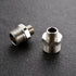 1/2 to 3/8 Reducer Faucet Adapter - Compression Brass Pipe Fitting, 3/8 Male to 1/2 Male Supply Line Adapter for RV Kitchen Plumbing, Water Hose P...