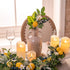 Valery Madelyn 6 Packs Spring Summer Picks with Lemons Blueberry Eucalyptus Leaves, Artificial Fruit Lemon Picks with Greenry, Summer Lemon Branch...