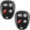 2X KeylessOption Key Fob Replacement for 2001 2002 2003 2004 2005 Buick Cadillac Chevrolet Chevy Oldsmobile Pontiac Remote, 4-Button 25695954, Loc...