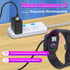 AGVEE 2 Pack 3.3ft Angled 90 Degree Braided Charger Cable Charing Cord for Garmin Watch Fenix 5 6 7, Vivoactive, Instinct, Venu, Tactix, Forerunne...