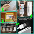 Fanrui Acrylic Dry Erase Board Multifunctional 7 Colors Remote Control Light 5.9x5.9" Clear Desktop Note Memo Board with Timmer & Dimmer, Rewritab...