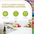 Reusable Cleaning Cloth, 2 Pack - Multipurpose Super Absorbent, Reusable, Durable, Washable Kitchen Towels, Cleaning Rags, Cloth Wipes, Wash Rags,...