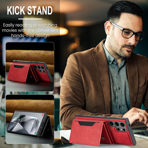 Asuwish Phone Case for Samsung Galaxy S24 Ultra 5G Wallet Cover with Credit Card Holder Slot Stand Leather Cell Accessories S24Ultra 24S S 24 24Ul...