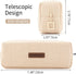ANGOOBABY Small Pencil Case Student Pencil Pouch Coin Pouch Cosmetic Bag Office Stationery Organizer For Teen School-Beige...