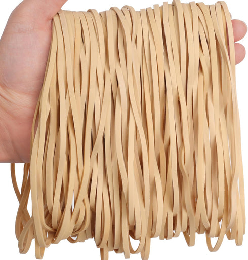Foshine-Rubber bands large, Beige Rubber band 7 inch 120 Pack Elastics Bands size 117B Long rubber bands for office supplies home Big Rubber Bands...