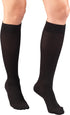 Truform Compression Socks, 15-20 mmHg, Women's Dress Socks, Knee High Over Calf Length, Black Diamond Knit, Medium...