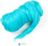 Kondoos Colored Natural Wool roving, 8 OZ. Best Wool for Needle Felting, Wet Felting, handcrafts and Spinning. (Cyan)...