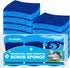 HOMEXCEL Scrub Kitchen Sponges 12 Pack, Non-Scratch Dish Sponges for Cleaning, Dual Sided Dish Sponge for Washing Dishes, Cellulose Sponges Safe o...