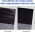 Avery Framed Presentation Non Locking Slant Ring View Binder, 1/2 inch Capacity, White (68052)...