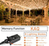 66FT 200LED Christmas String Lights Outdoor/Indoor, Extendable Twinkle Fairy Lights Waterproof Clear Wire with 8 Modes&Timer Function for Garden B...