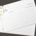 50 Floral Recipe Cards with Gold Foil from Dashleigh, 4x6 inches, Double-Sided...