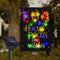 Solar Lighted Halloween Garden Flag It's Hocus Pocus Time Witches Flags for Garden Patio Lawn Outside Halloween Decorations Garden Decor (Hocus Po...