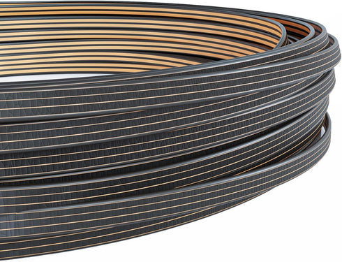 Gradient Dark Brown Wicker Repair Material Fix Kit Rattan Plastic Vinyl Material for Patio Furniture Chair, Sofa, Table Repair Replacement (0.5 LB...