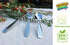 Exzact Kids Flatware 6 Pieces Stainless Steel Children Silverware 2 x Forks, 2 x Knives, 2 x Spoons,Toddler Utensils, Dishwasher Safe, 24 Months+ ...