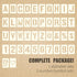 42pcs Traceable Interlocking Stencil Template Set, 3 Inch Reusable Letter Stencils, Alphabet Numbers and Symbols for Painting On Wood Bullet Journ...