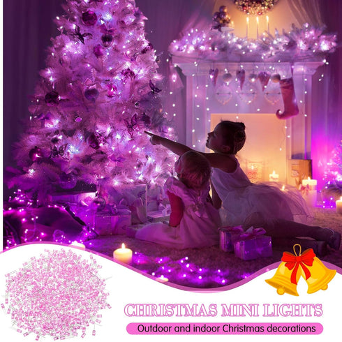 Honoson 60 Pcs LED 3mm Christmas String Lights Replacement Bulbs Energy Efficient LED Light Bulb Outdoor String Light Bulbs Connectable LED Bulbs ...