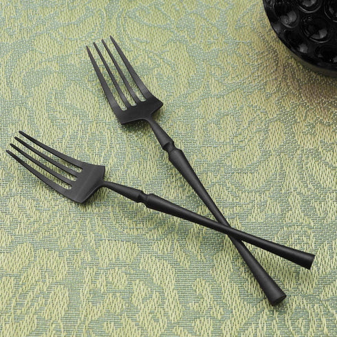 Gugrida Unique & Beautiful Flatware Set - 5 Piece Iridescent Silverware Sets | 18/10 Stainless Steel Reusable Cutlery Set | Black Utensils Service...