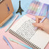 Gel Pens, 12 Pcs Smooth Writing Pens No Bleed & Smear, Black Ink Cute Pens Fine Point (0.5mm), Retractable Aesthetic Journaling Pens School Office...