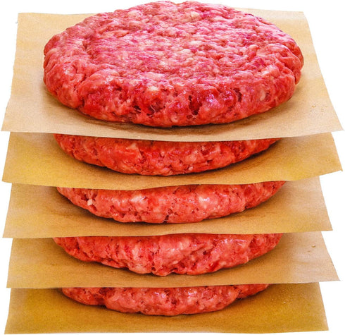 Hiware 200 Count Unbleached Parchment Paper Squares 6" x 6", Non-Stick Wax Paper Sheets for Separate Burgers, Cookies & Other Foods When Storing, ...