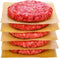Hiware 200 Count Unbleached Parchment Paper Squares 6" x 6", Non-Stick Wax Paper Sheets for Separate Burgers, Cookies & Other Foods When Storing, ...