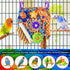 KATUMO Bird Toys, Parakeet Toys Cockatiel Foraging Toys Conure Shredder Toys for Parakeet Cockatiel Conure Lovebird Budgie Bird Cage Toys...