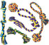 Puppy Teething Toys for Small Dogs, 5 Pack Cotton Puppy Dog Rope Toy for Small Dogs, Durable Dog Chew Toys for Aggressive Chewers Small Breed, Int...