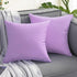 Outdoor Waterproof Throw Pillow Covers 16X16 Set of 2 Decorative Purple Patio Furniture Cushion Cases Outside Decor for Couch Garden Bench Porch...