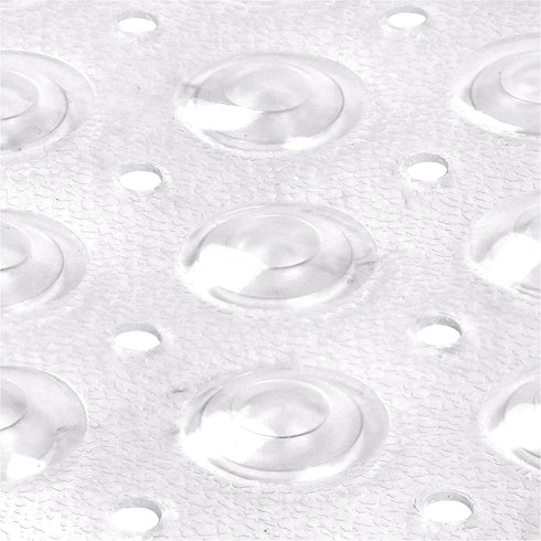 Ginsey Home + Solutions Clear Mega Tub Non-Slip with Suction Cups, Air Cushioned Bubble Surface, 16 in X 39.5 in Bath mat...