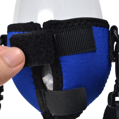 Beautyflier Wine Glass Insulator/Drink Holder/Neoprene Sleeve with Adjustable Neck Strap For Wine Walk (Blue/Burgundy/Purple)...