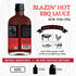 Rufus Teague - Blazin' Hot BBQ Sauce - Premium Barbecue Sauce - 15.25 oz. Bottle...