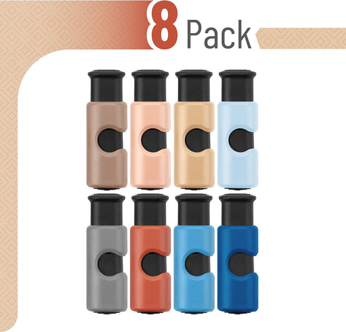 Mr. Pen- Bag Clips, 8 Pack, Squeeze and Lock Bread Bag Clips for Food Storage, Food Clips for Bags, Bread Clips, Plastic Bag Clip, Bag Closure Cli...