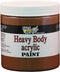 Handy Art Nu Master Heavy Body Acrylic Paint 8 ounce, Burnt Sienna...